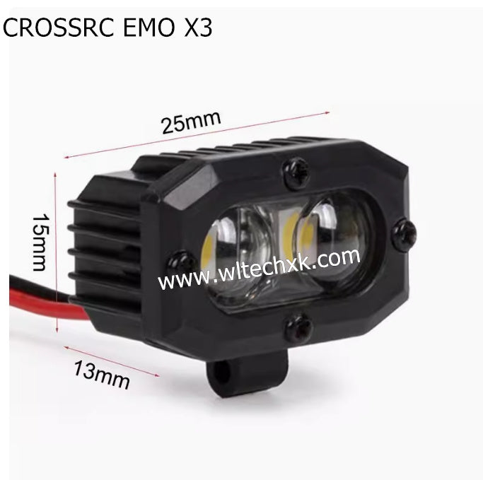 CROSSRC EMO X3 Parts Bumper Spotlight TRX4 SCX10-4