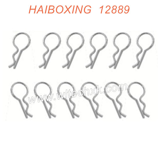 H021-HAIBOXING 12889 Desert RC Truck Parts Body Clip A B- Small