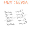 H166-HBX 16890A Parts Body Clips