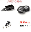 JJRC C8801 Original Parts 85612 Small Trailer,Tire and Trim Parts (Requires Assembly)