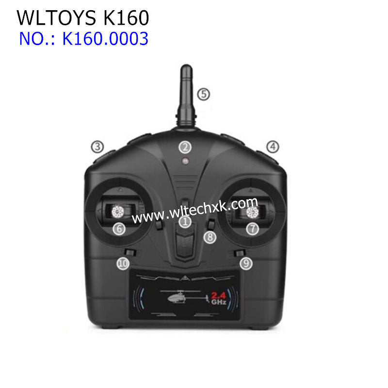 WLTOYS K160 RC Helicopter Parts Remote Control K160.0003 
