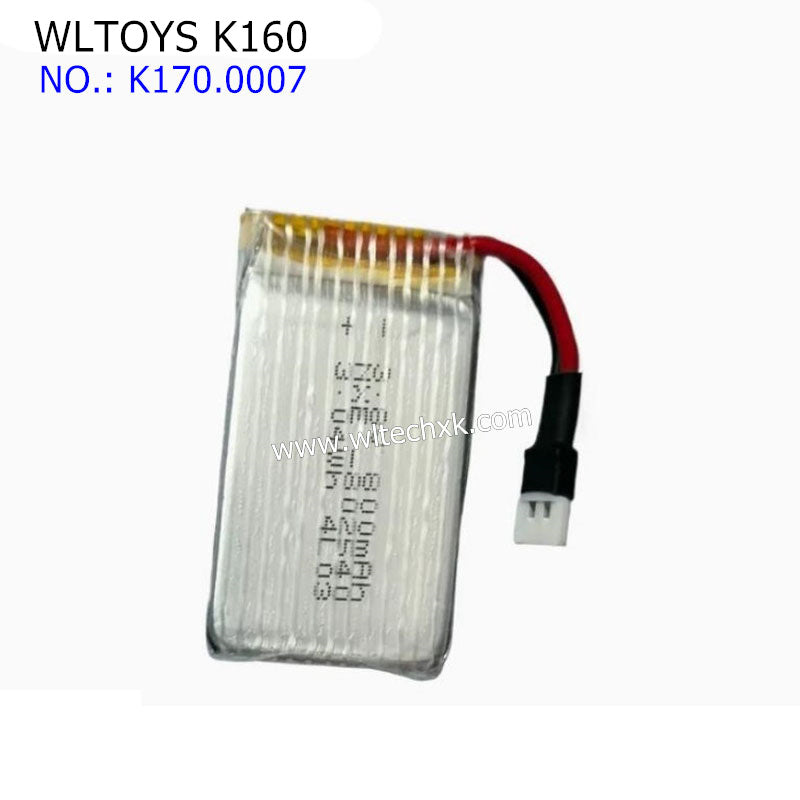 WLTOYS K160 RC Helicopter Parts 3.7V Battery K170.0007 