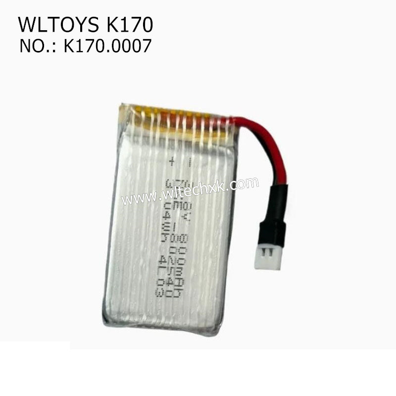 WLTOYS K170 RC Helicopter Parts 3.7V Battery K170.0007 