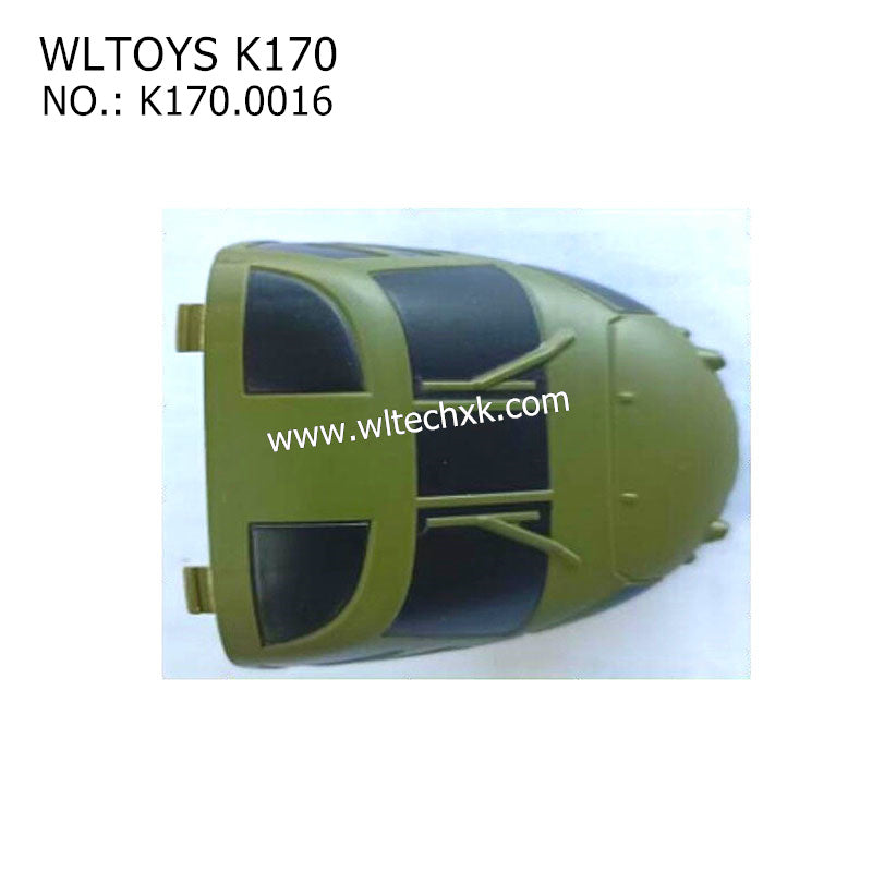 WLTOYS K170 RC Helicopter Parts Body Head Cover K170.0016 