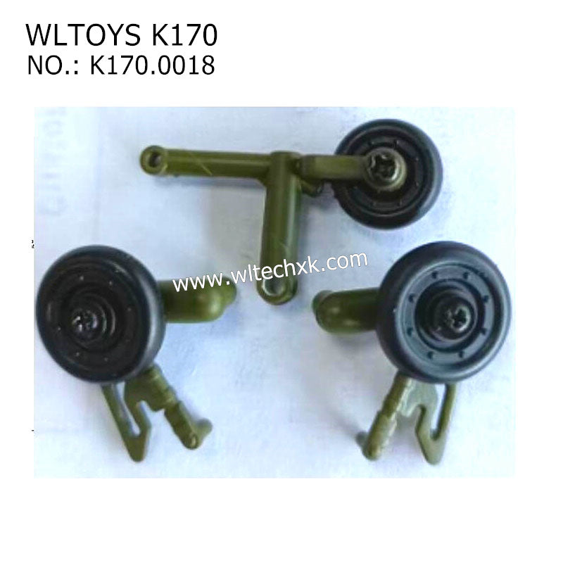 WLTOYS K170 RC Helicopter Parts Landing Gear Set K170.0018 