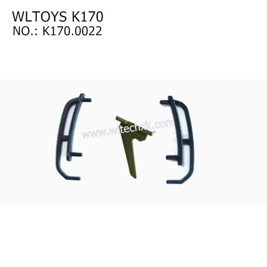 WLTOYS K170 RC Helicopter Parts Front Trim Kit K170.0022 
