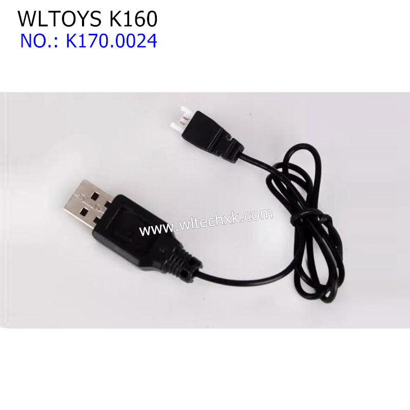 WLTOYS K160 RC Helicopter Parts USB Charger K170.0024 