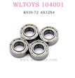 WLTOYS 104001 RC Car Original parts Rolling Bearing 6X12X4 K939-72