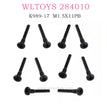 WLTOYS 284010 Original part K989-17 Half screw M1.5X11PB