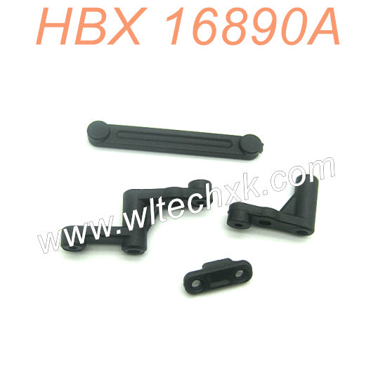 M16017-HBX 16890A Parts Steering Bushes+Ackerman Plate