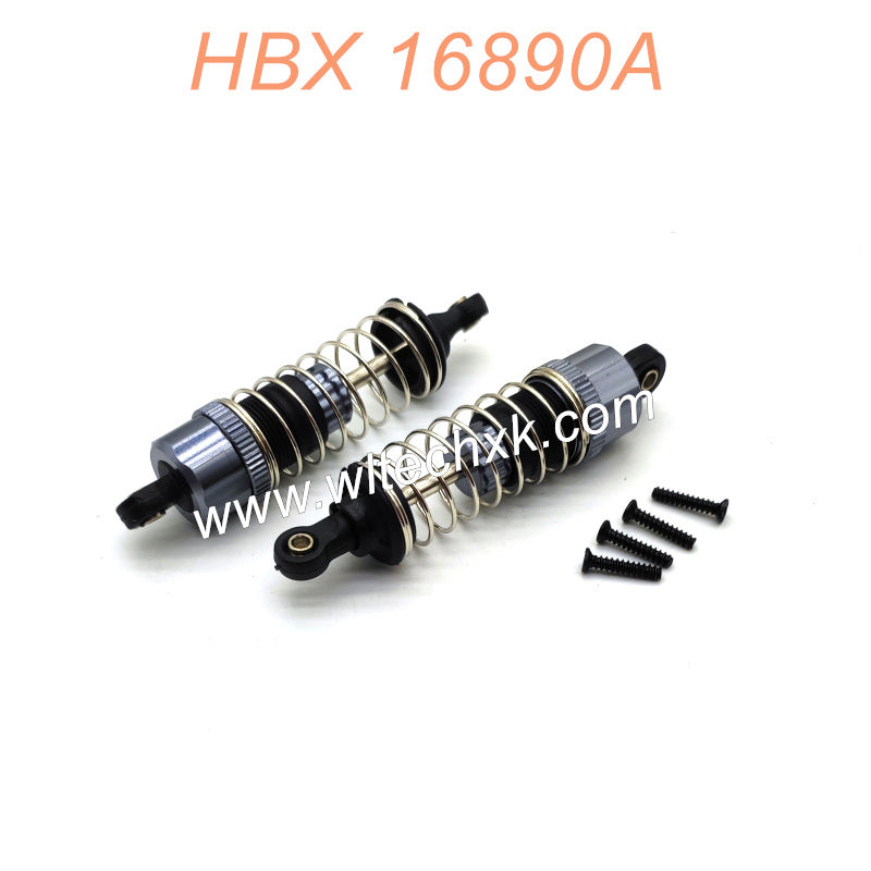 M16100A-HAIBOXING 16890A PRO Parts Upgrade Aluminum Capped Oil Filled Shocks (Front Rear Is The Same)