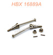 M16105-HAIBOXING 16889A PRO Parts Metal Front Drive Shaft Set  (For Brushless Version Car)