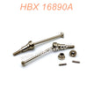 M16105-HAIBOXING 16890A PRO Parts Metal Front Drive Shaft Set  (For Brushless Version Car)