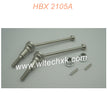 M16105-HAIBOXING 2105A T10 Parts Front Metal Universal Shafts+Pins+Lock Nut M4