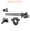 M21001-HAIBOXING 2105A T10 Parts Upper Deck+Rear Gear Box Top Housing+Motor Guard  
