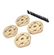 MJX Hyper Go H12Y H12+ parts front and rear axle weights gear cover (4 pieces)-4