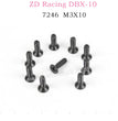 ZD RACING DBX10 Parts M3X10 Flat Head Self tapping Screw Set 7246