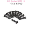 ZD RACING DBX10 Parts M3X12 Pan Self tapping Screw Set 7252