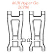 P2025 MJX Hyper Go 20208 Original Parts Rear Lower Arms