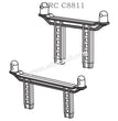 P2028 JJRC C8811 Spare Parts Body Pillars