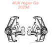 P2048 MJX Hyper Go 20208 Original Parts Steering Block Assembly