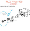 PM20011 MJX Hyper Go 20208 Original Parts Round head Flat Screw 2.0x11.5mm-1