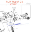 PM20040 MJX Hyper Go 20208 Original Parts Screws 3.2X9MM