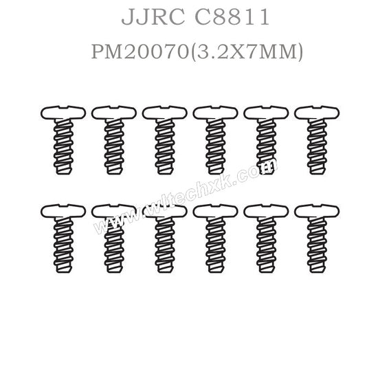 PM20070 JJRC C8811 Spare Parts (3.2X7MM) Round head flat tail screws