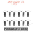 PM20070 MJX Hyper Go 20208 Original Parts Screws 3.2X7MM