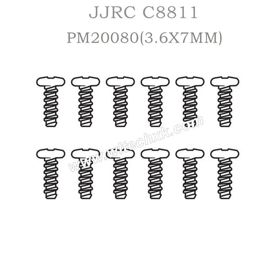 PM20080 JJRC C8811 Spare Parts (2.6X7MM) Round head flat tail screws