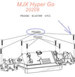 PM20080 MJX Hyper Go 20208 Original Parts Screws 2.6x7MM-1