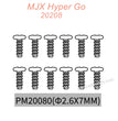 PM20080 MJX Hyper Go 20208 Original Parts Screws 2.6x7MM