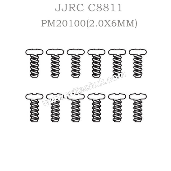 PM20100 JJRC C8811 Spare Parts Round head flat tail screws (2.0X6MM)
