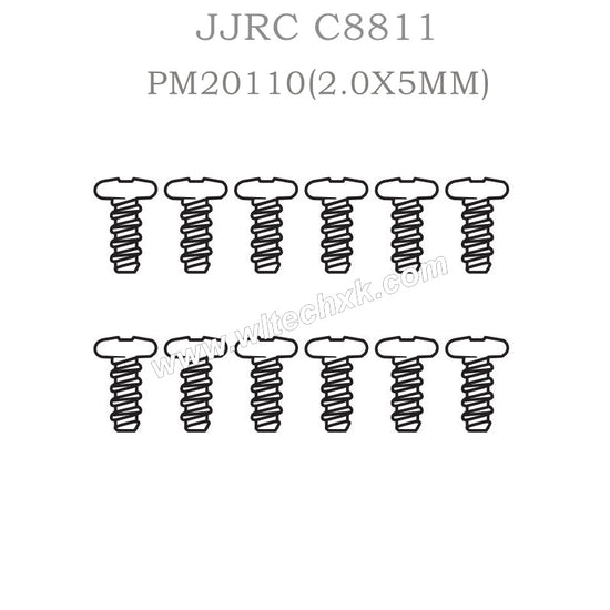 PM20110 JJRC C8811 Spare Parts (2.0X5MM) Round head flat tail screws