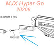 PM20110 MJX Hyper Go 20208 Original Parts Screws 2.0X5MM-1