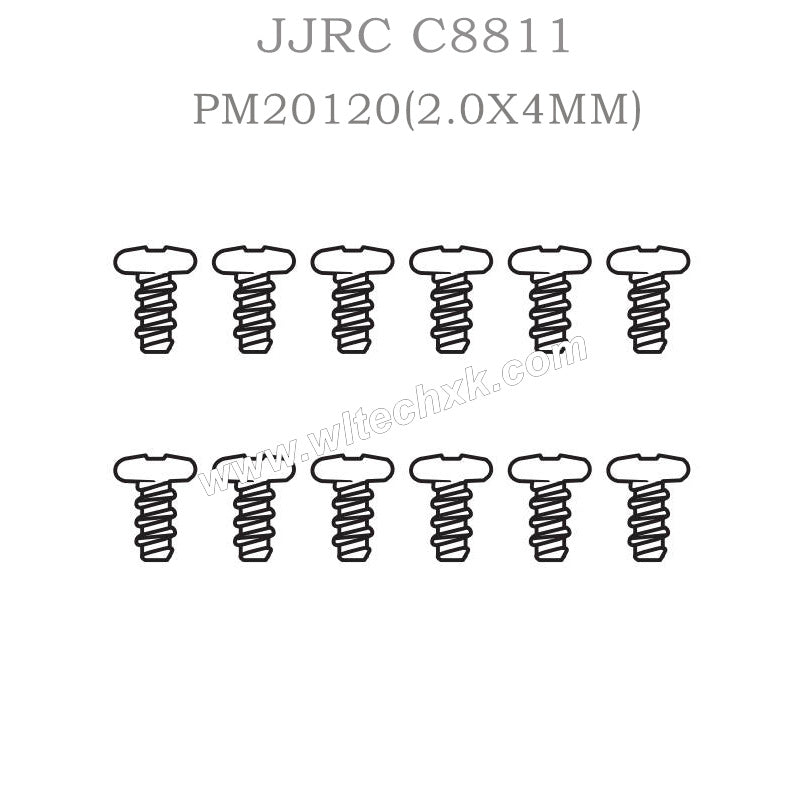 PM20120 JJRC C8811 Spare Parts (2.0X4MM) Round head flat tail screws