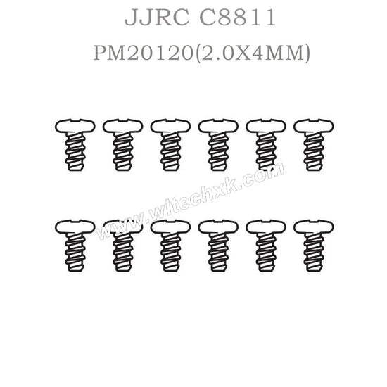 PM20120 JJRC C8811 Spare Parts (2.0X4MM) Round head flat tail screws