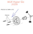PM20130 MJX Hyper Go 20208 Original Parts Screws 1.7x8MM-1