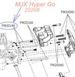 PM20140 MJX Hyper Go 20208 Original Parts Screws 2.0x22MM-1
