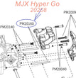PM20160 MJX Hyper Go 20208 Original Parts Optical Axis 2.0x30MM-1