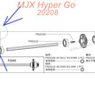 PM20200 MJX Hyper Go 20208 Original Parts Bearing 7.9x12.7x3.97MM-1