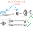 PM20210 MJX Hyper Go 20208 Original Parts Bearing 6.35x9.5x3.2MM-1