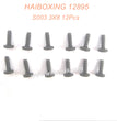 S003 HAIBOXING 12889 Parts Round Head Self Tapping Screw 3X8 12Pcs-1