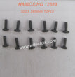 S003 HAIBOXING 12889 Parts Round Head Self Tapping Screw 3X8 12Pcs-1(1)