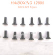 S019-HAIBOXING 12889 Parts Countersunk Self Tapping Screw 3X8 12pcs-2