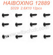 S029-HAIBOXING 12889 Parts Round Head Self Tapping Screw 2.6X10 12pcs(1)