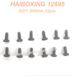 S071-HAIBOXING 12889 RC Car Parts Round Head Self Tapping Screw 3X6mm 12pcs-3