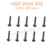 HAIBOXING HBX 905A 905 RC CAR Parts Round Head Self Tapping 3X15mm S085