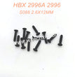 S088 2.6X12MM Countersunk Self Tapping Screws Parts For HAIBOXING 2996 2996A