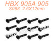 S088 Countersunk Self Tapping KBHO 2.6X12mm Parts For HAIBOXING 905A 905